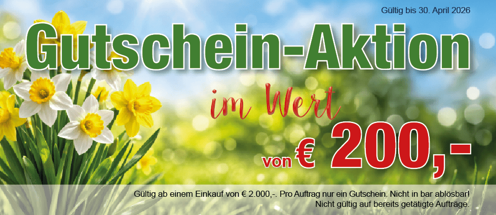 Frühling 200euro bis April