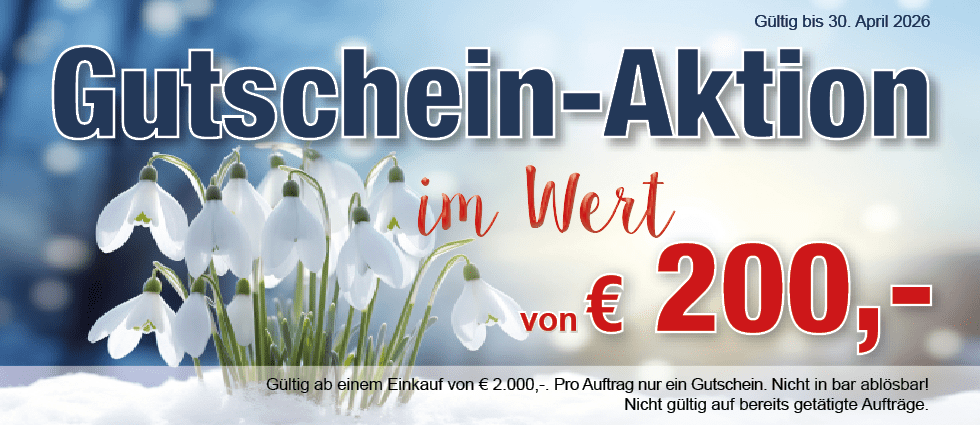Frühling 200euro bis April