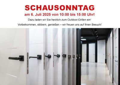 PopUp Schausonntag Juli